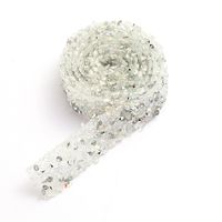 Selina Crystal Glanzende Grind Zelfklevende Tape Glas Strass voor Schoenen & Tassen, Hoofddeksels, Kledingverwerking & Accessoires