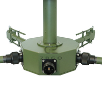 Antena Arah 5-Element 0.02-6GHz Uniform Circular Array 20MHz-6000MHz untuk Interferometer yang Dipasang di Kendaraan