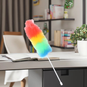 Plumeau télescopique en plastique coloré 85-110 cm, outil de nettoyage et de dépoussiérage, vente en gros - Product Image 3