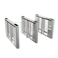 Torniquete de Seguridad de Acero Inoxidable 304, Torniquete Biométrico de Alta Velocidad, Anti-Atraviesamiento, Puerta Electrónica de Alta Velocidad para Gimnasio y Hotel