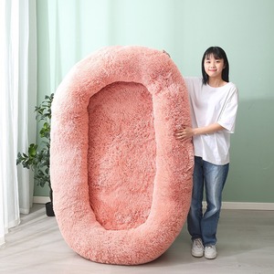 Weiches Luxus-Orthopädisches Hundebett Groß Abnehmbarer Waschbarer Bezug Kunstfell für Haustiere und Erwachsene - Product Image 6