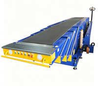 Convoyeur à bande télescopique hydraulique mobile, alimenté électriquement, pour le chargement et le déchargement de camions, conteneurs, entrepôts, logistique