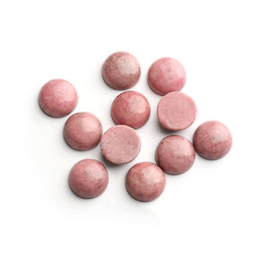 Rodonite di Alta Qualità Rotonda e a Fondo Piatto Utilizzabile per Creare Gioielli Ornamenti e Artigianato Rodonite Premium - Product Image 3
