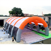 Tunnel d'entrée gonflable commercial personnalisé pour événements sportifs avec logo pour équipes scolaires et activités de course