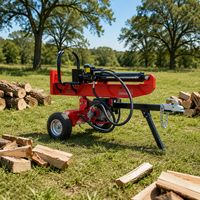 Fendeuse de Bois Hydraulique RATO 15HP Essence Horizontale Verticale 630mm Démarrage Électrique CE