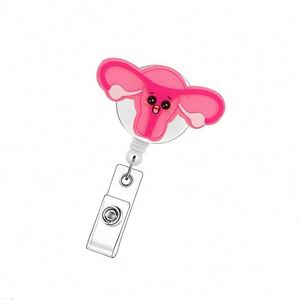 Porte-badge infirmier de haute qualité, boucle de carte d'identité médicale, cordon rétractable, clip de badge, plaque de travail, boucle facile à tirer - Product Image 4