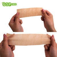 Bandage cohésif multicolore non tissé 5cm*4.5m, bandage imperméable à déchirure manuelle, bandage cohésif de premiers secours, bandage médical cohésif