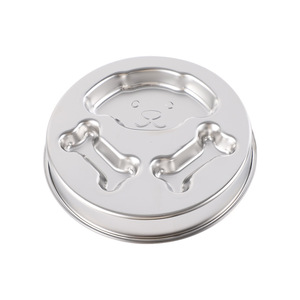 Tigela Redonda de Aço Inoxidável para Alimentação Lenta e Anti-Engasgo para Cães, Uso Externo e em Viagens, para Água e Comida - Product Image 5