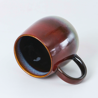 Fournisseur de la Chine Tasse à thé en céramique de couleur rouge émaillée au meilleur prix