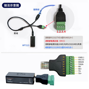 Serveur série Ethernet, RS485 vers Ethernet Modbus DTU, module d'interface de communication SMS, EE11A m111 - Product Image 2