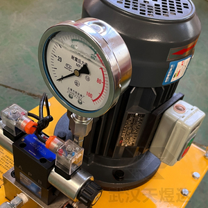 Bomba Hidráulica de Doble Acción TYDDSC 63/31.5Mpa 0.75KW, Unidad de Potencia Hidráulica de 2 Etapas con Solenoide para Elevación de Vehículos TYDDSC, TY - Product Image 6