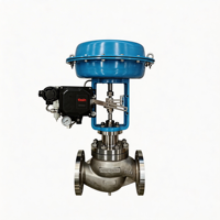 Vanne de régulation de vapeur pneumatique avec actionneur électrique multi-tours et volant manuel pour le système de traitement de l'eau industriel