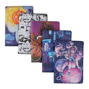 Protège-passeports en PU personnalisés à motif de dessin animé, anti-RFID, 5 pouces, sans fermeture, épaisseur 50 mm, pour collection de documents familiaux - Product Image 2