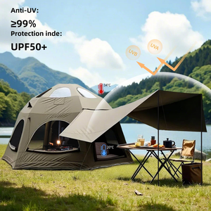 Tente <span class=keywords><strong>gonflable</strong></span> de camping familiale grand format, imperméable, durable et hermétique pour l'extérieur - Product Image 5