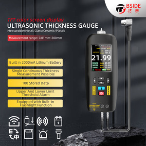 Ultrasonic Thickness Gauge T7 0.1-300mm High Accuracy Steel Pipe Metal <b>Measurement</b> <b>Tool</b> - Product Image 4