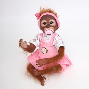 <span class=keywords><strong>Singe</strong></span> Moule Personnaliser Vinyle Animal Enfants Jouet Cadeau Collector Artiste Silicone <span class=keywords><strong>Reborn</strong></span> Bébé Poupée - Product Image 1