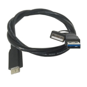 สายเคเบิลข้อมูล USB 3.0 หัวคู่ USB เป็นไมโครบี 0.5 ม. สำหรับกล่องใส่ฮาร์ดดิสก์ - Product Image 5