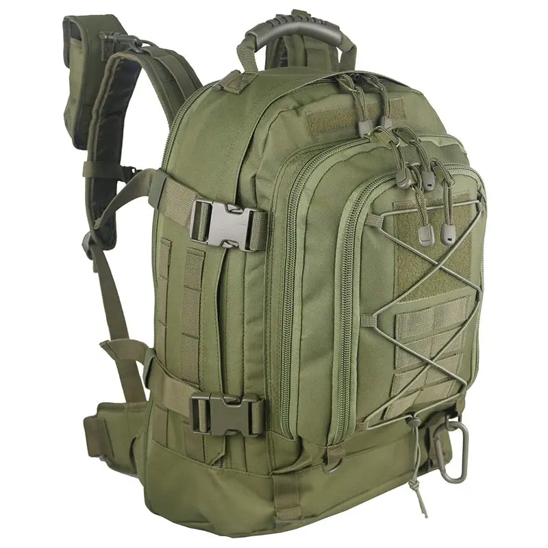 Mochila camuflada para acampamento, mochila camuflada para caça ao ar livre caminhadas, equipamento tático de assalto