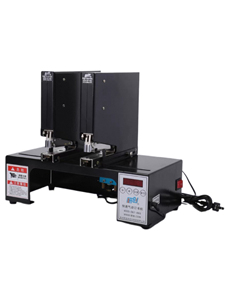 <span class=keywords><strong>Engrapadora</strong></span> Neumática de Doble Cabezal con Protector de Seguridad |   Máquina de Encuadernación Eficiente de 2 Puntos <span class=keywords><strong>para</strong></span> Blísteres y Cartón - Product Image 2