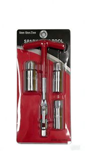 Jeu de 4 clés universelles pour bougies d'allumage 16mm 18mm 21mm, clé à douille rotative à 360 degrés pour démontage de bougies d'allumage automobile - Product Image 2