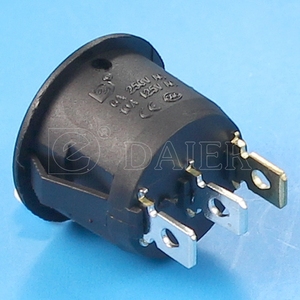 Interrupteur à bascule rond de 20 mm de diamètre SPST ON-OFF <span class=keywords><strong>3</strong></span> broches, éclairé bleu, pour panneau de commande industriel et automobile, personnalisable - Product Image 6