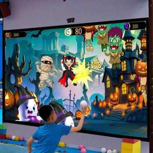 Proiettore Interattivo con Schermo Touch per Realtà Virtuale, Lavagna Intelligente, <span class=keywords><strong>Giochi</strong></span> per Bambini, Piscine di Palline, Centro Commerciale - Product Image 4