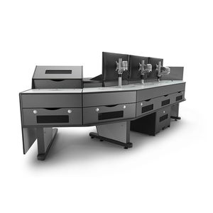 Kommandokonsole in Bogenform zum Fabrikpreis, Überwachungskonsole für Bedienzentren, Leitstellen-Schreibtischkonsole - Product Image 5