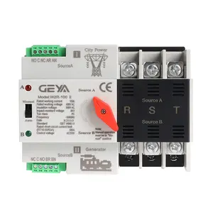 Dual Power Automatic Transfer Switch W2R-100 Emergency Power Switching Switch