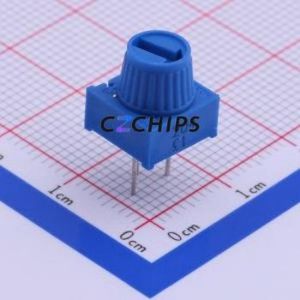 ตัวต้านทาน3386P-1-204ปรับได้/โพเทนชิออมิเตอร์ผ่านรูส่วนประกอบ (THT) ตัวต้านทาน200Kohm 10% - Product Image 1