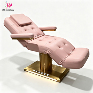 Cama de Tratamiento de Belleza Eléctrica de Lujo, 3 Motores, Altura Ajustable, Silla de Masaje Facial Reclinable, Cama de Spa Cosmética - Product Image 4