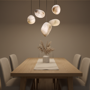 Lámpara Colgante Larga de Alabastro <span class=keywords><strong>para</strong></span> <span class=keywords><strong>Escaleras</strong></span>, Candelabros de Mármol, Lámparas <span class=keywords><strong>Colgantes</strong></span> <span class=keywords><strong>para</strong></span> Comedor y Cocina - Product Image 2