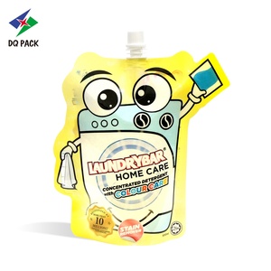 DQ PACK Bolsa de embalagem para embalagem de embalagem de líquido e recheio com impressão personalizada, saco de embalagem para amaciante de roupa e detergente - Product Image 2