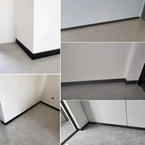 Plinthe murale en métal noir en aluminium <span class=keywords><strong>de</strong></span> 30 pouces garniture moderne pour hôtel garage salon <span class=keywords><strong>couloir</strong></span> plancher chaussure plinthe - Product Image 2