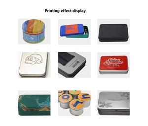 65*40mm scatola di latta circolare in metallo graffetta orologio sportivo bracciale piccolo di medie dimensioni contenitore smerigliato scatola per cuffie - Product Image 6