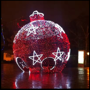 New year Christmas waterproof <b>led</b> <b>ball</b> arch giant <b>ball</b> house for outdoor decoration - Product Image 3