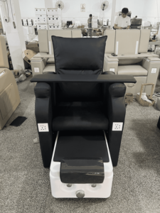 Silla de Cuero Moderna y Duradera de Alta Calidad en Oferta para Salón de Belleza, Barbería, Baño, Muebles de Salón de Lujo - Product Image 5