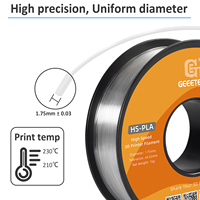 Hochfließfähiges 300mm/s Schnelles PLA-Filament Geeetech HS-PLA Serie 1,75mm 3D-Drucker-Filament Hochgeschwindigkeits-Druck PLA-Filament