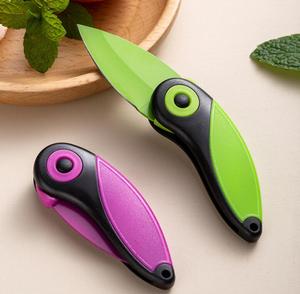 Coltello Pieghevole da Cucina in Acciaio Inox con Manico in Plastica, Design Sicuro, Personalizzabile OEM, Lama Affilata - Product Image 6