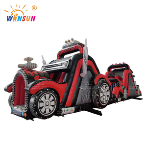 WINSUN Inflatable Obstacle Course for Competitive Games & Crazy Racing-PVC Material CE Certified 300kg Capacity - Product Image 3