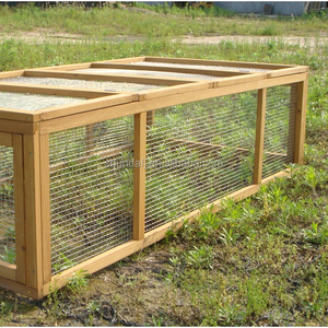 SDR008 Eco-Friendly Luxury Folding Wooden <b>Pet</b> House with Print Pattern for Rabbits All Seasons Outdoor - Product Image 6