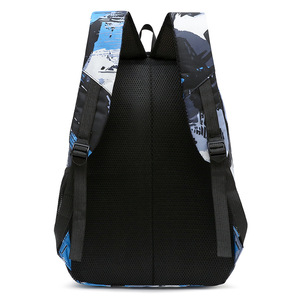 Fashion Waterproof Big <b>Set</b> <b>Lunch</b> Box Pencil Case 3-in-1 Casual Travel School Laptop Bag Backpack - Product Image 4