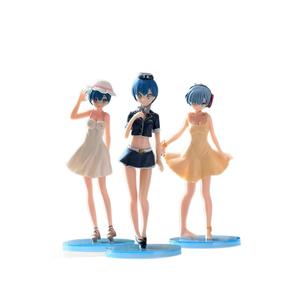 6 pièces/ensemble Figurines d'anime Rem's From <span class=keywords><strong>Zero</strong></span> Rem Ram Maid Girl en PVC Figurines de collection Modèles de jouets - Product Image 6