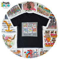 Ruban PET personnalisé Huaga pour transfert thermique, lavable, écologique, pour vêtements de sensibilisation au cancer, disponible en plusieurs couleurs