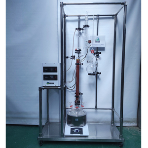 Système de distillation continue à moteur électrique à l'échelle de laboratoire 20L, colonne à lits de fluides en acier inoxydable, contrôleur PID numérique haute performance - Product Image 4