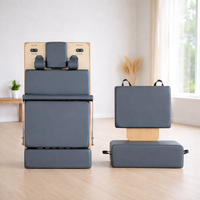 Machine de Pilates pliable en bois d'érable à prix d'usine pour exercices de studio de yoga