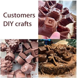 Moules en silicone pour chocolat, qualité alimentaire, antiadhésifs, écologiques, pour la pâtisserie, les bonbons et le <span class=keywords><strong>beurre</strong></span>, avec différentes formes, pièce unique - Product Image 2