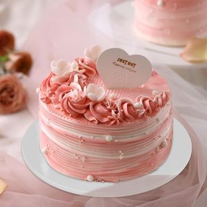 Eco-friendly Recycled Materials Double Side PE Coated Food Grade Round Cake Base Board Smooth Edge Customized Design - Product Image 5