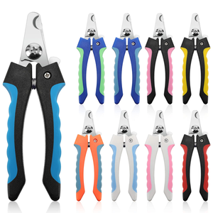 Coupe-ongles professionnel en acier inoxydable pour animaux de compagnie, tondeuse de toilettage pour chiens et chats avec protection de sécurité, matériau ABS, fonction de nettoyage facile - Product Image 1
