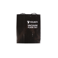 Precio de Fábrica, Logotipo Personalizado, Set de Botella de Acero Inoxidable de Doble Pared de 500ml, Tapa 3 en 1 Intercambiable, Caja de Regalo, 12-24 Horas de Negociación
