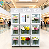 Distributeur automatique de fleurs intelligent avec système de refroidissement, distributeur floral en libre-service pour centres commerciaux et rues